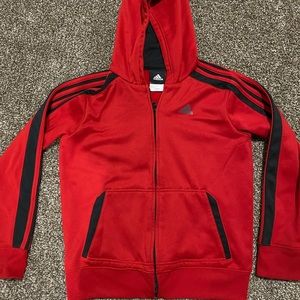 Adidas boys zip up
